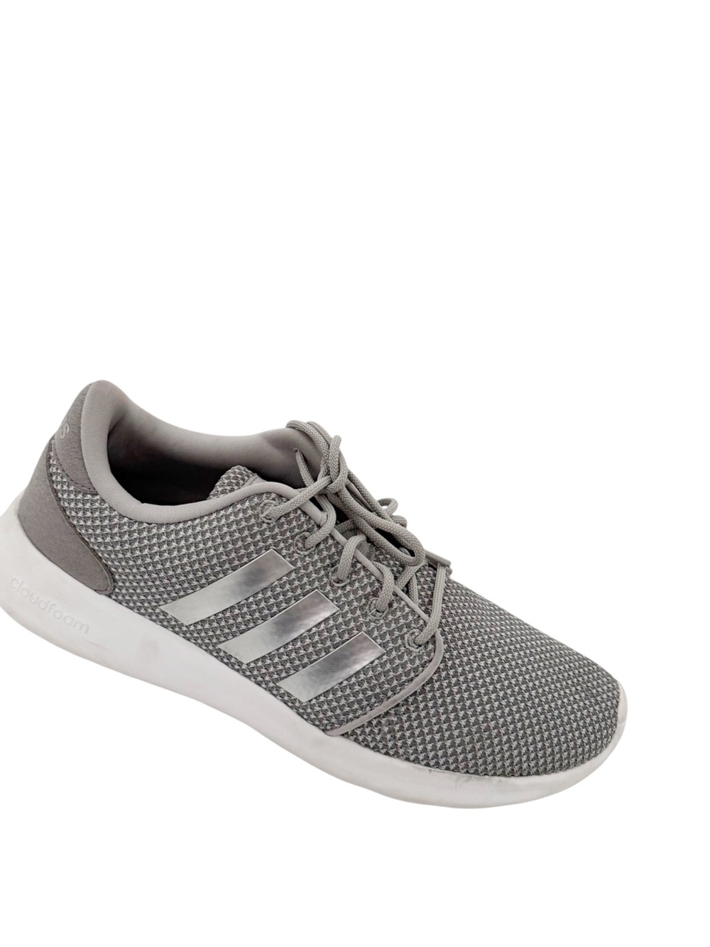 adidas Cloudfoam Grey Mesh Sneakers - Picture 3 of 9